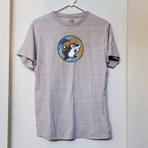 Buc-ee's Brown Short Sleeve Tee with Nature Patch.  Size Medium